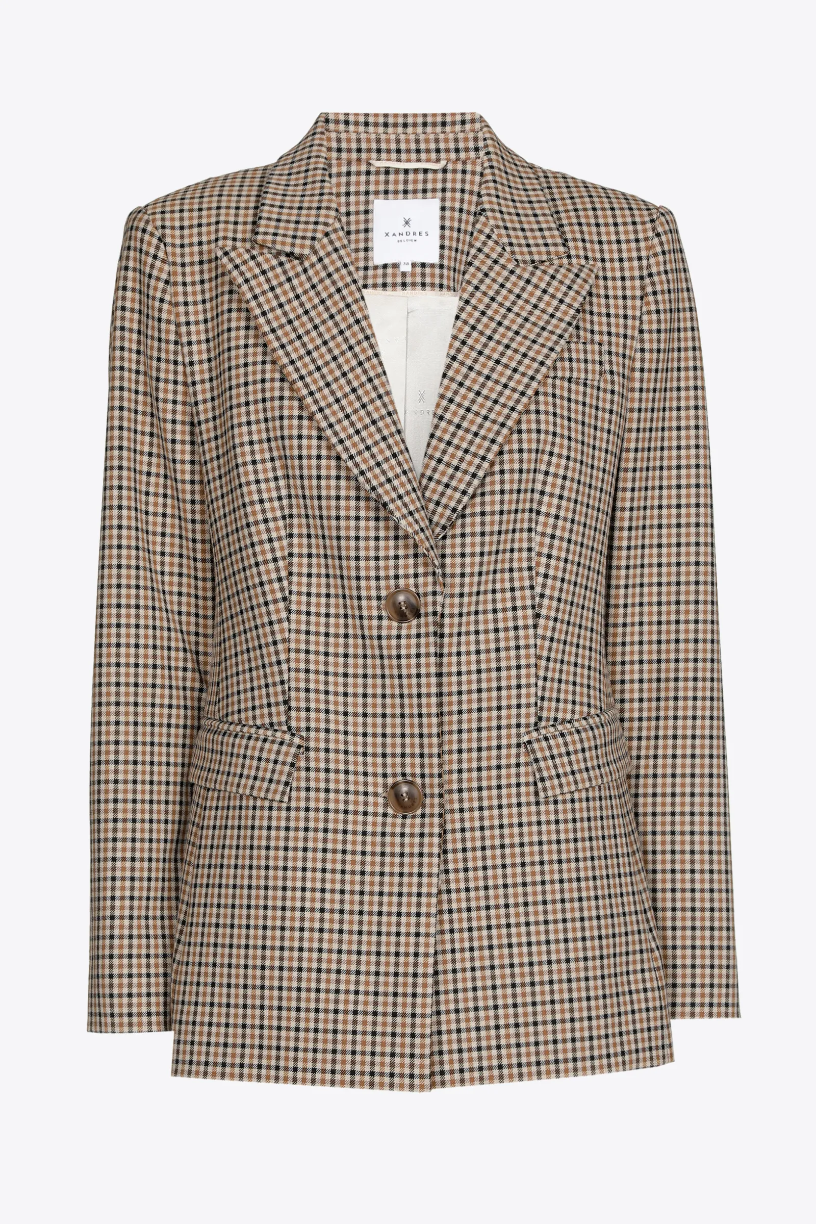 Xandres Blazer à carreaux-Femme Blazers