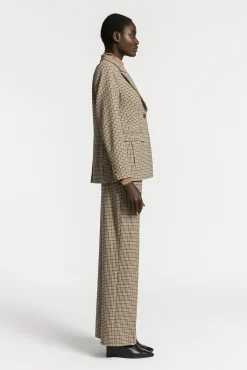 Xandres Blazer à carreaux-Femme Blazers