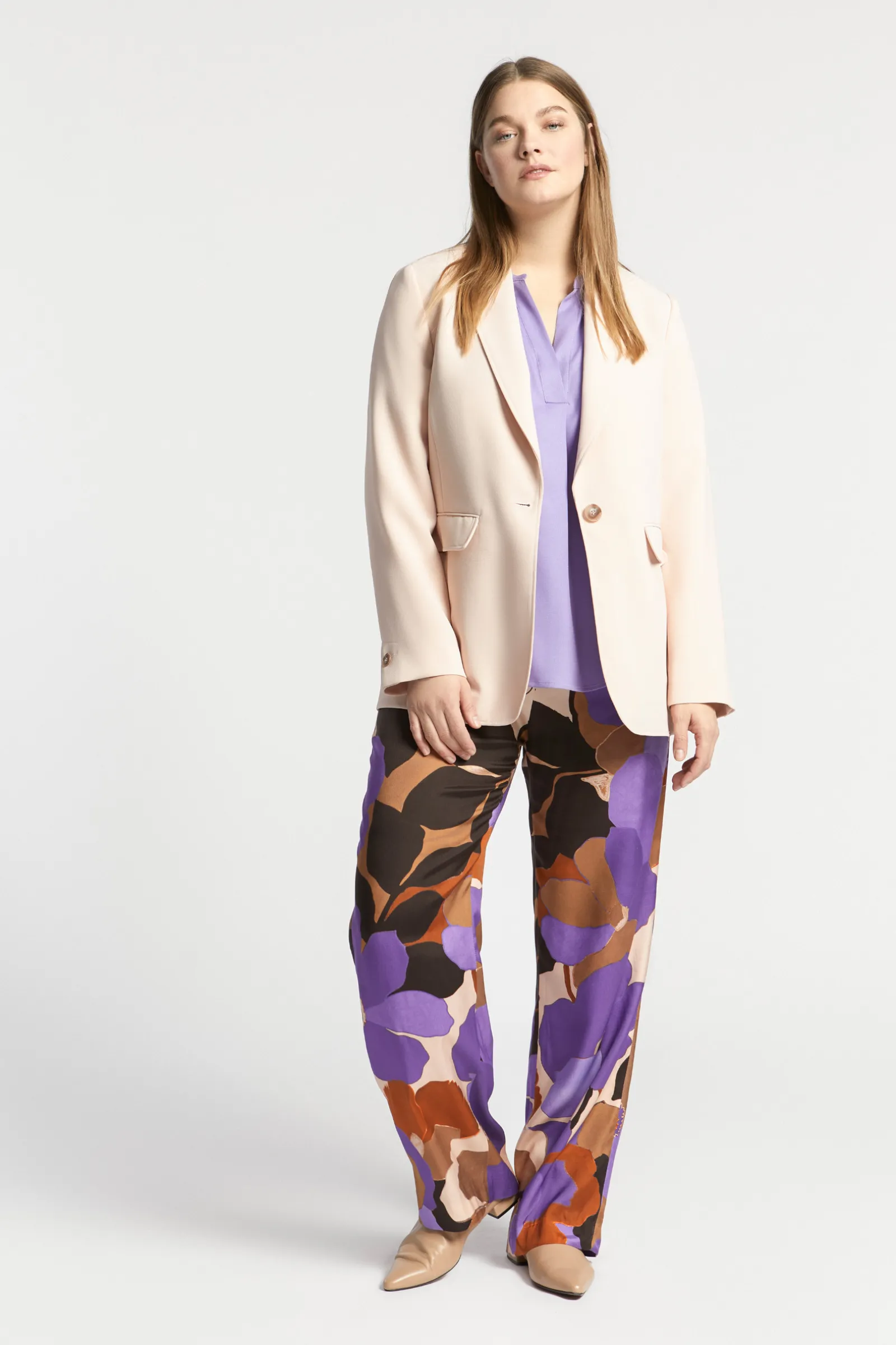 Xandres Blazer droit à col revers-Femme Xandres Plus|Blazers