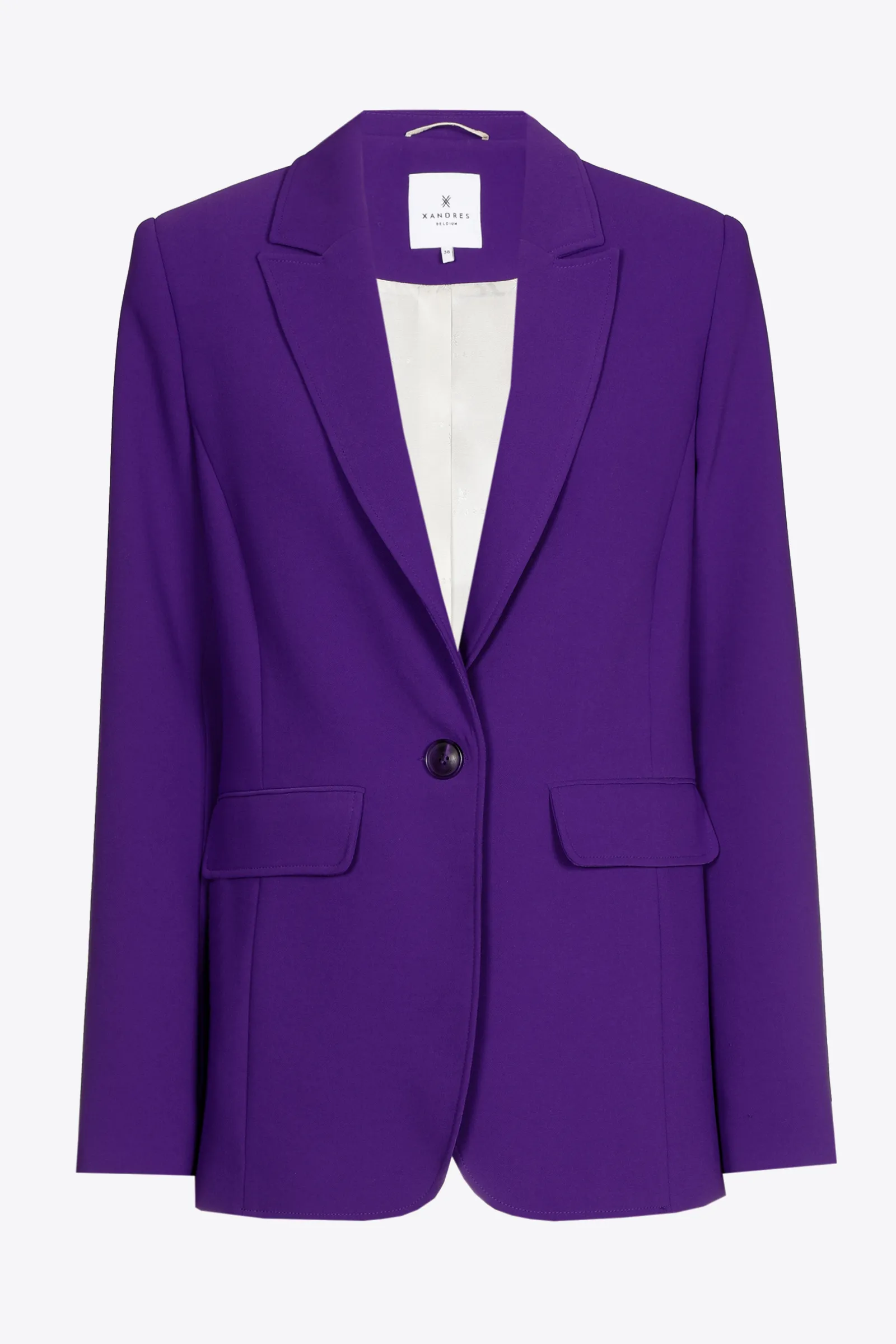 Xandres Blazer droit à col revers-Femme Xandres Plus|Blazers