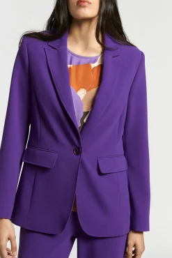 Xandres Blazer droit à col revers-Femme Xandres Plus|Blazers
