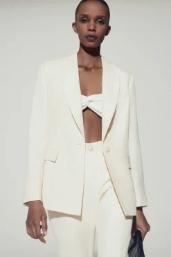 Xandres Blazer à fine texture-Femme Blazers