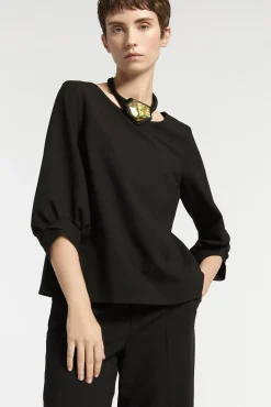 Xandres Blouse aux manches ornées d’un élégant détail-Femme Xandres Plus|Blouses