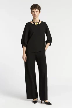 Xandres Blouse aux manches ornées d’un élégant détail-Femme Xandres Plus|Blouses