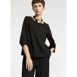 Xandres Blouse aux manches ornées d’un élégant détail-Femme Xandres Plus|Blouses
