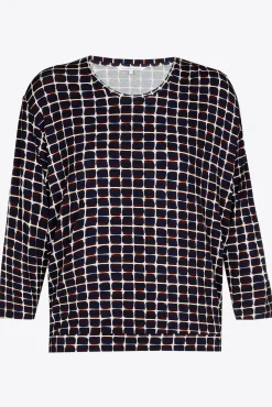 Xandres Blouse avec imprimé fantaisie-Femme Xandres Plus|T-Shirts
