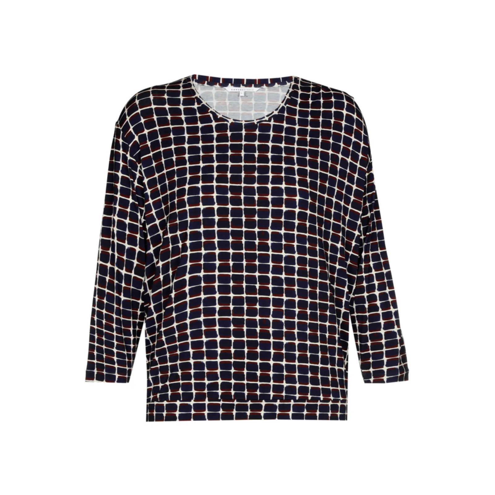 Xandres Blouse avec imprimé fantaisie-Femme Xandres Plus|T-Shirts