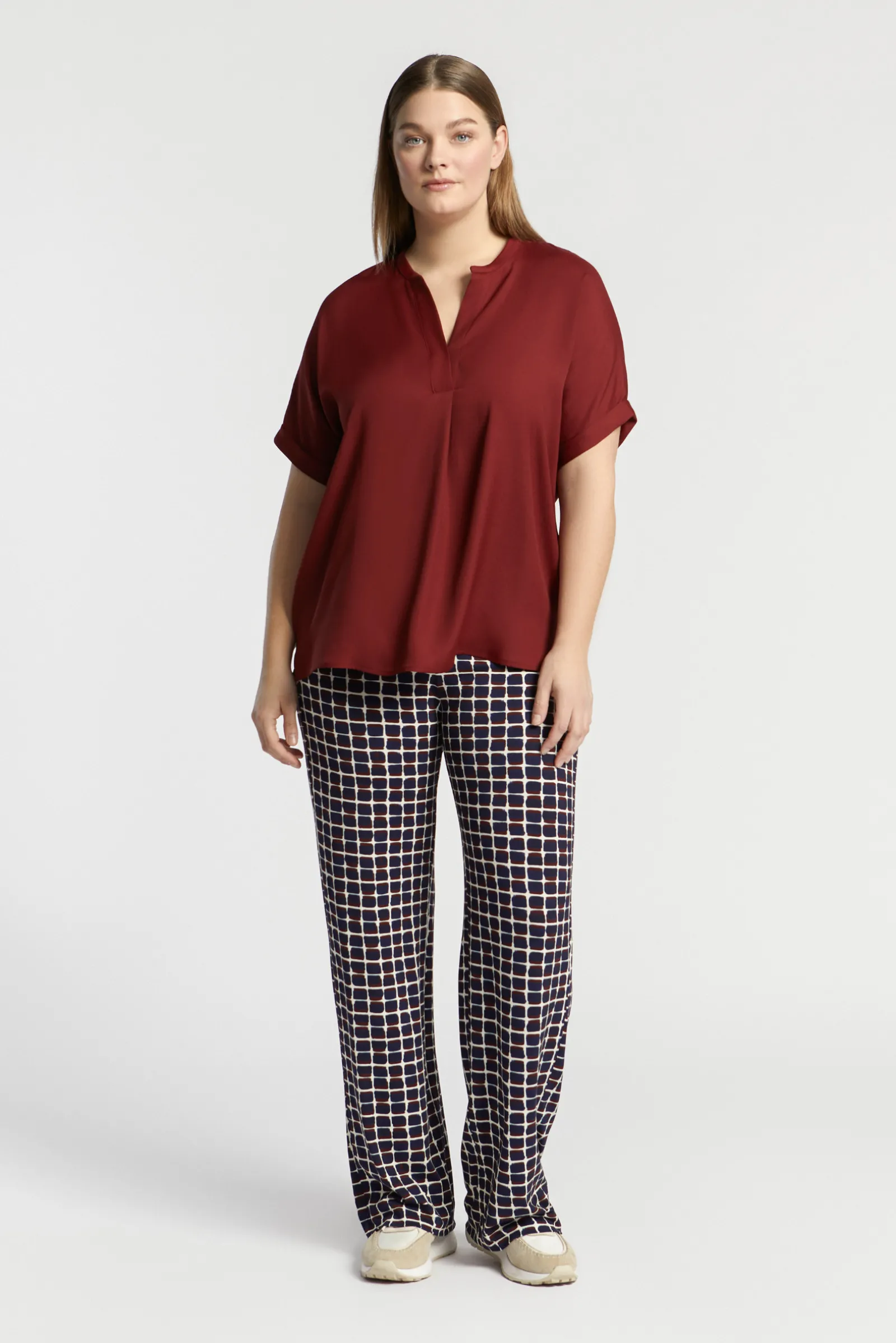 Xandres Blouse brillante-Femme Xandres Plus|Blouses