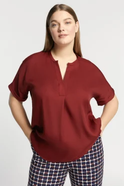 Xandres Blouse brillante-Femme Xandres Plus|Blouses