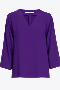 Xandres Blouse à col en V-Femme Blouses