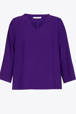 Xandres Blouse à col en V-Femme Xandres Plus|Blouses