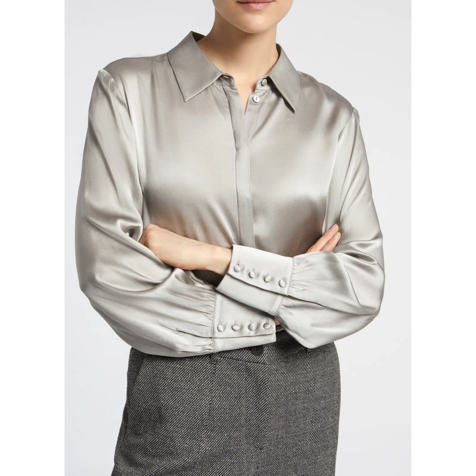 Xandres Blouse en soie-Femme Xandres Plus|Blouses