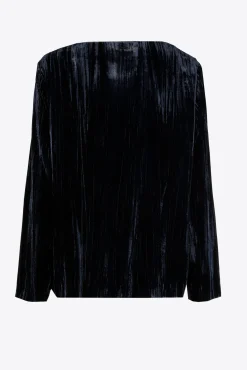 Xandres Blouse en velours écrasé-Femme Blouses
