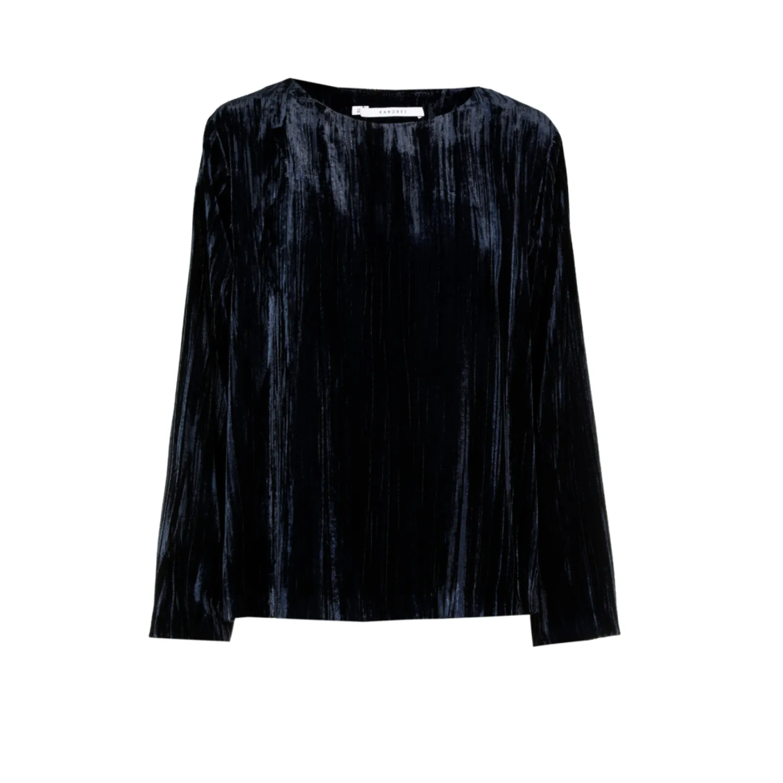 Xandres Blouse en velours écrasé-Femme Blouses