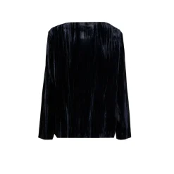 Xandres Blouse en velours écrasé-Femme Blouses