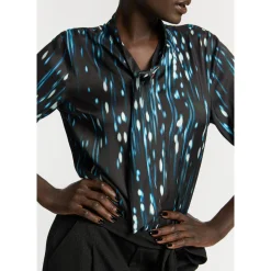 Xandres Blouse à imprimé hivernal-Femme Xandres Plus|Blouses