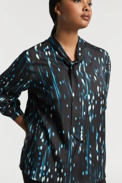 Xandres Blouse à imprimé hivernal-Femme Xandres Plus|Blouses