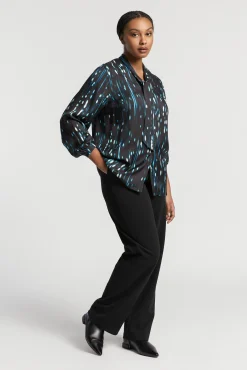 Xandres Blouse à imprimé hivernal-Femme Xandres Plus|Blouses