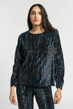Xandres Blouse à imprimé léopard-Femme Blouses