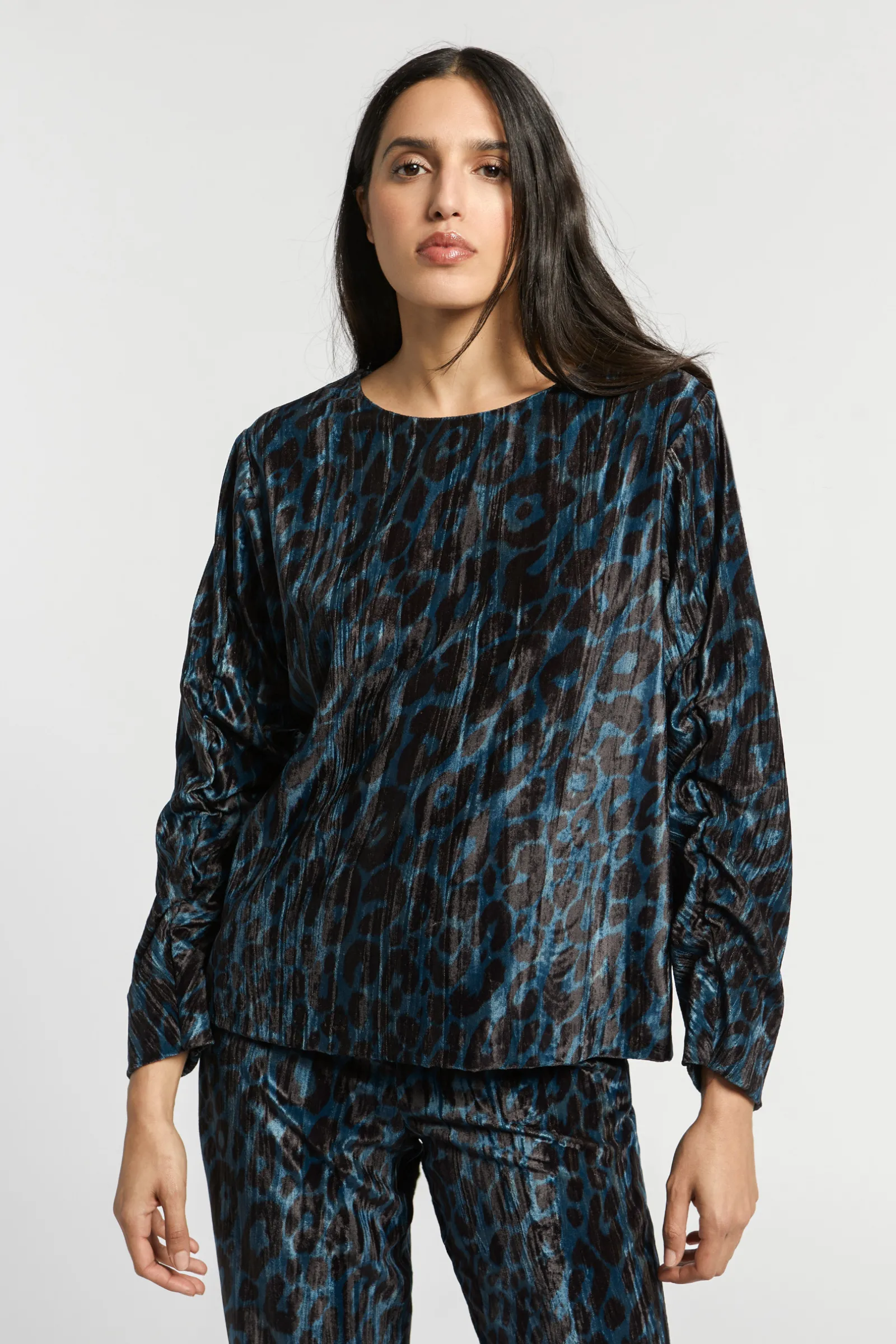 Xandres Blouse à imprimé léopard-Femme Blouses