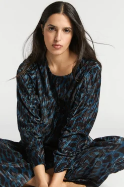 Xandres Blouse à imprimé léopard-Femme Blouses