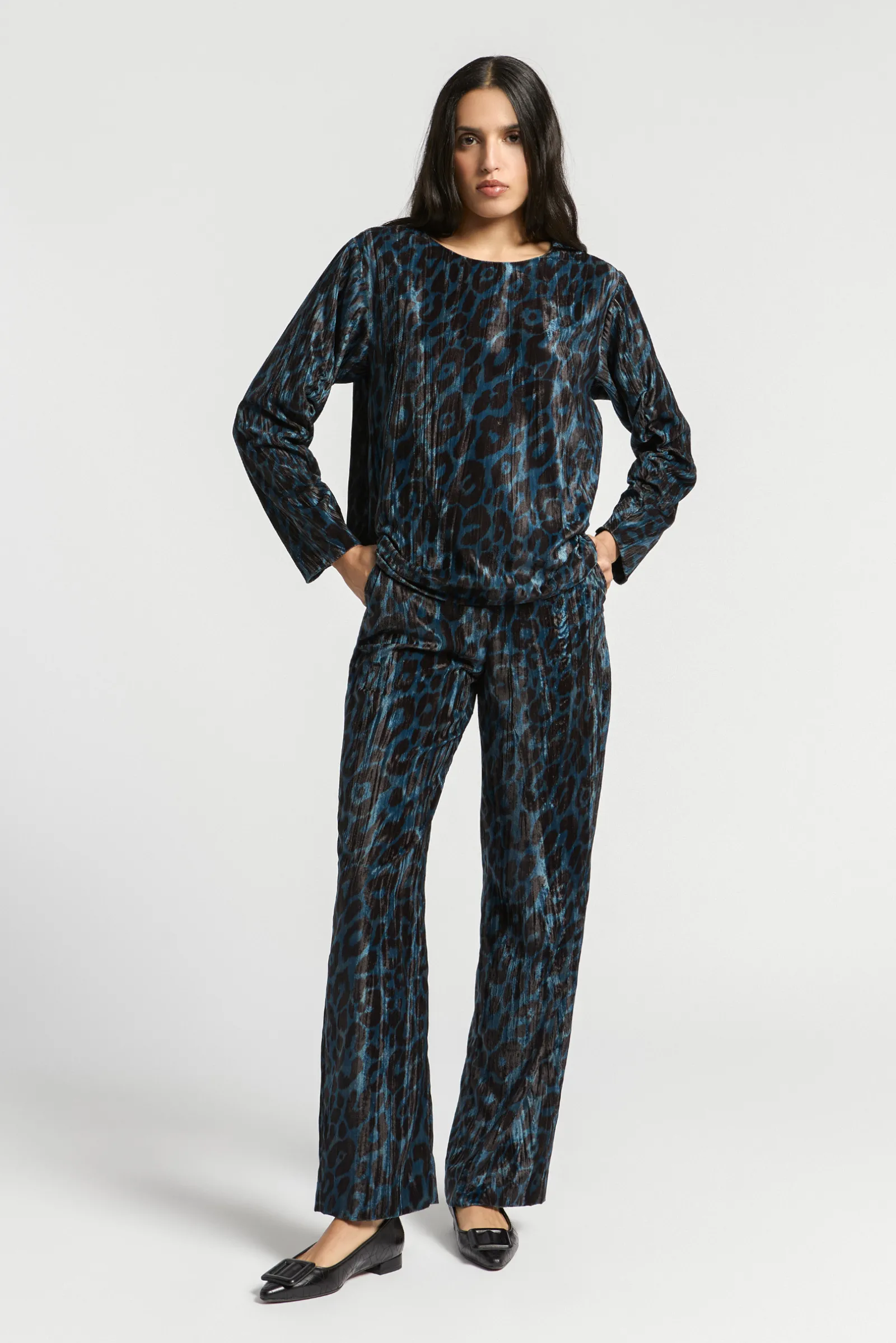 Xandres Blouse à imprimé léopard-Femme Blouses