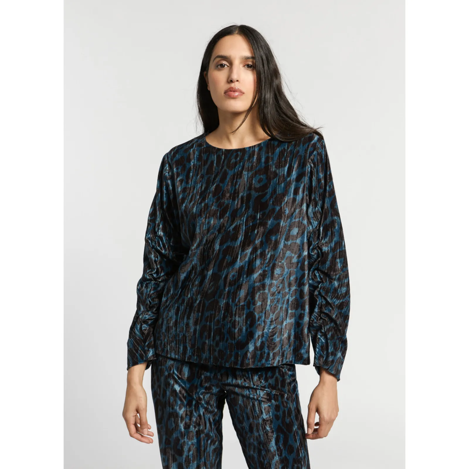 Xandres Blouse à imprimé léopard-Femme Blouses