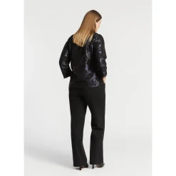 Xandres Blouse jacquard à imprimé floral-Femme Xandres Plus|Blouses