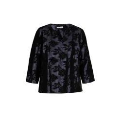 Xandres Blouse jacquard à imprimé floral-Femme Xandres Plus|Blouses