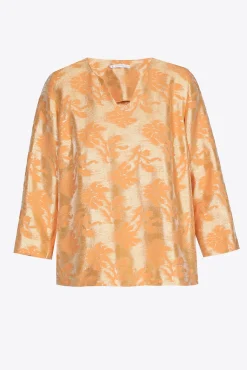 Xandres Blouse jacquard à imprimé floral-Femme Xandres Plus|Blouses