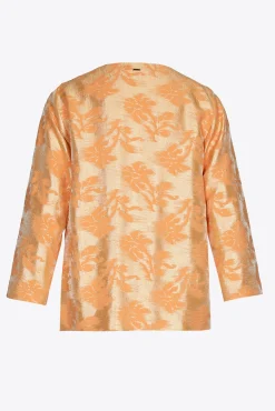 Xandres Blouse jacquard à imprimé floral-Femme Xandres Plus|Blouses