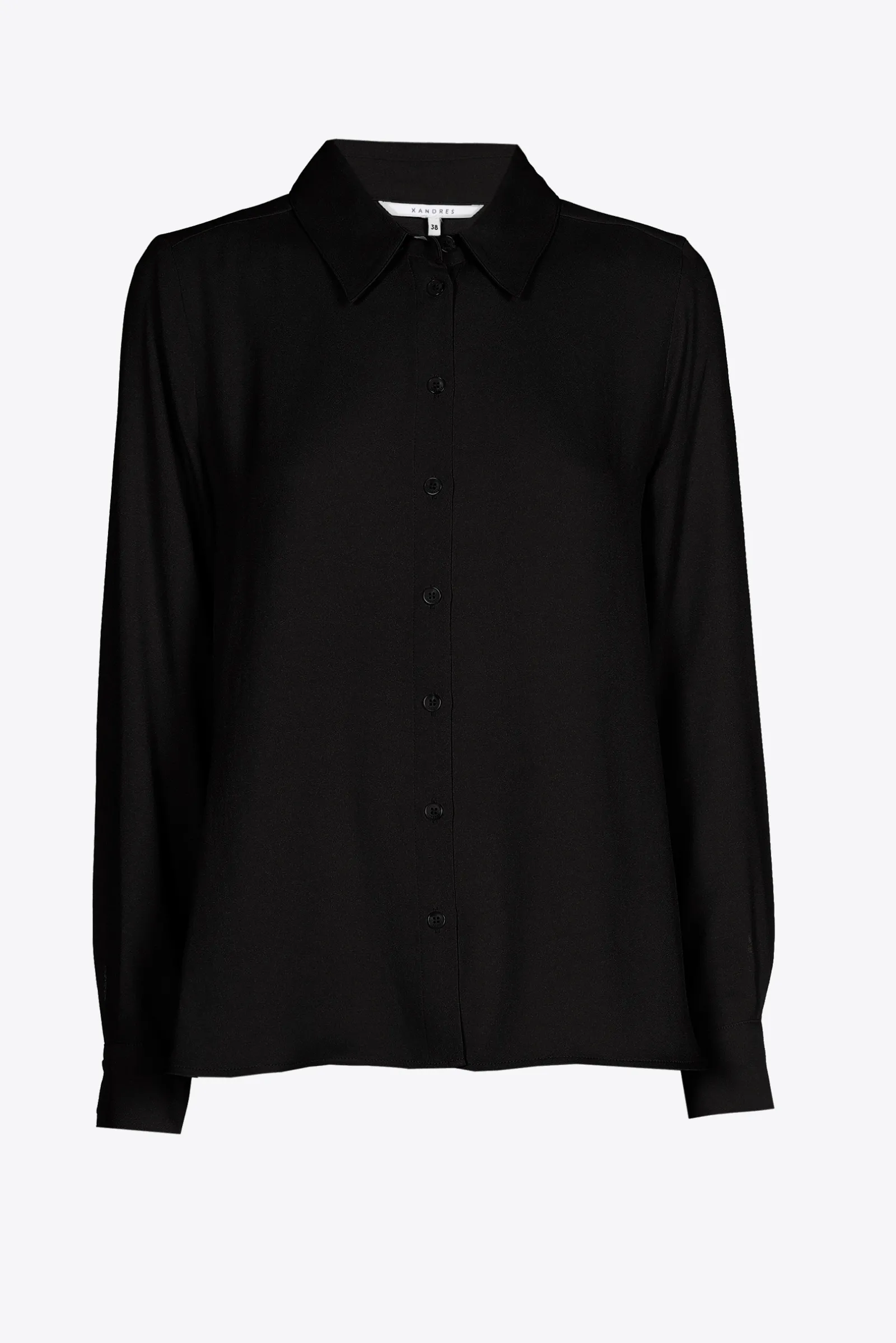 Xandres Blouse élégante avec col de chemise-Femme Xandres Plus|Blouses