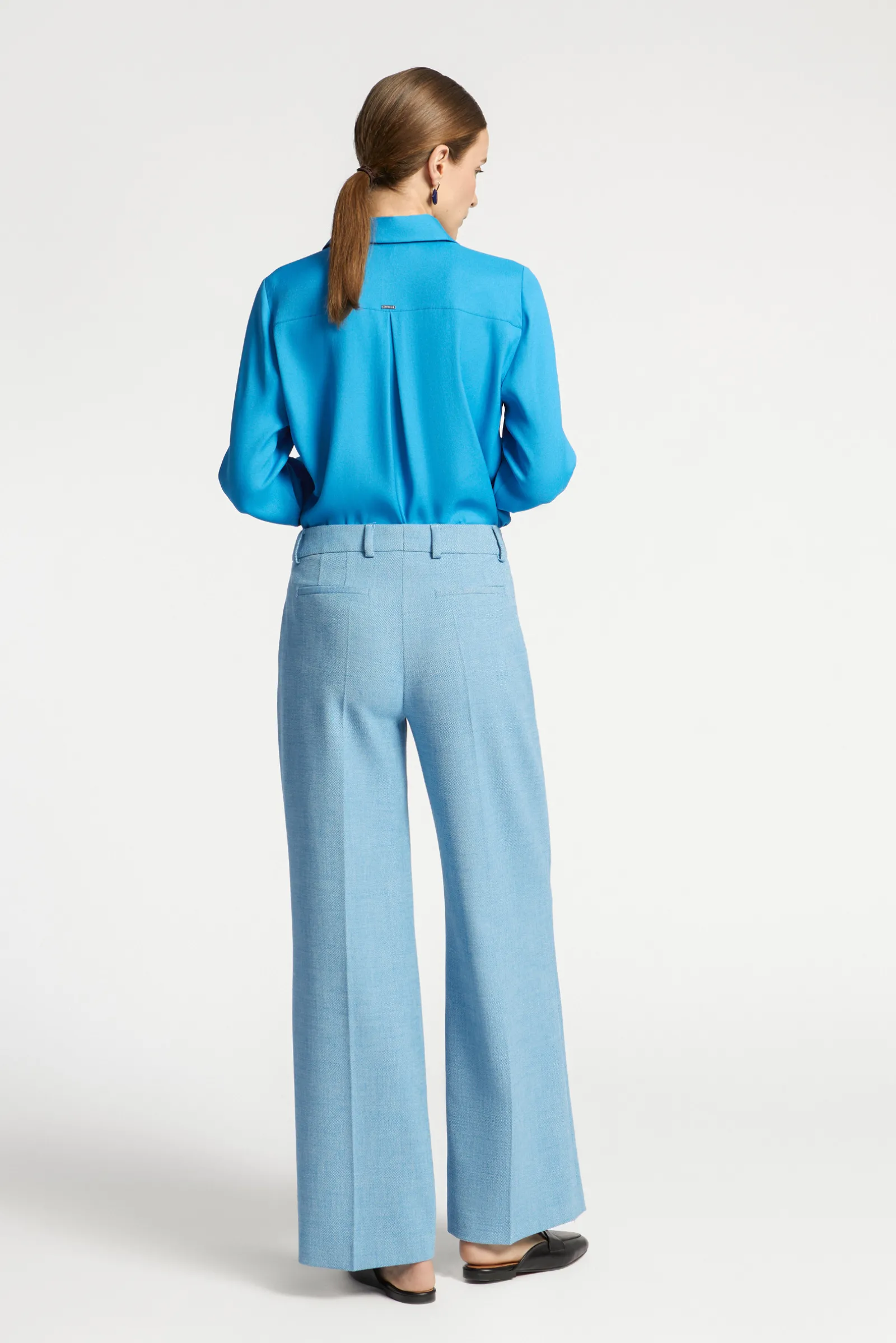 Xandres Blouse élégante avec col de chemise-Femme Xandres Plus|Blouses