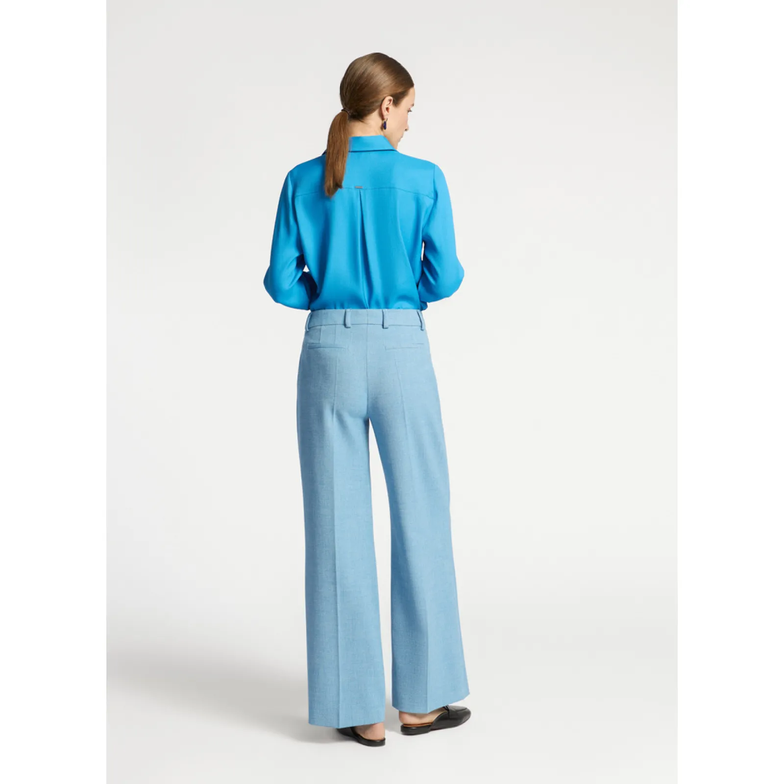 Xandres Blouse élégante avec col de chemise-Femme Xandres Plus|Blouses