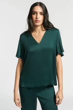 Xandres Blouse à manches courtes-Femme Blouses