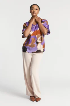 Xandres Blouse à motif floral-Femme Xandres Plus