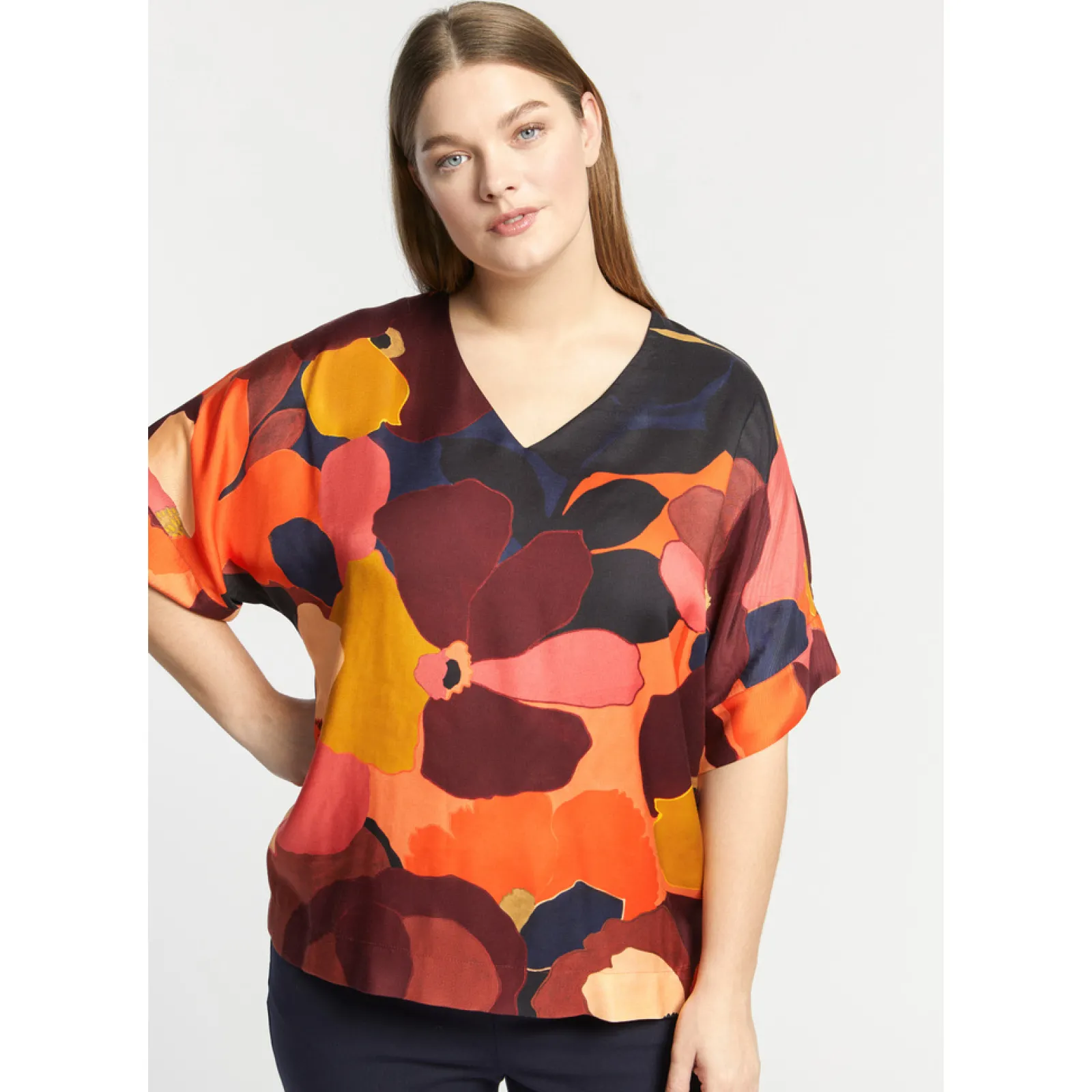 Xandres Blouse à motif floral-Femme Xandres Plus|Blouses
