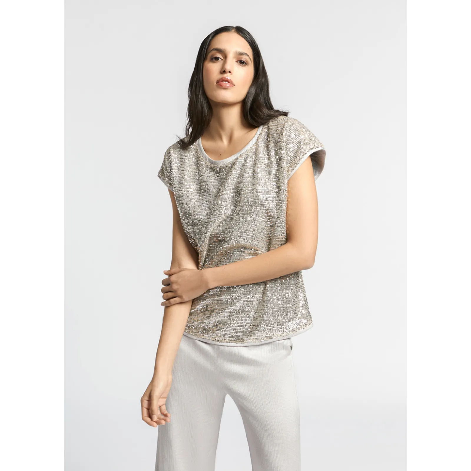 Xandres Blouse à paillettes-Femme Xandres Plus
