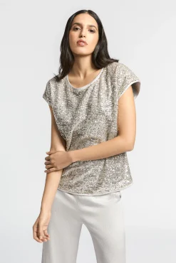 Xandres Blouse à paillettes-Femme Xandres Plus