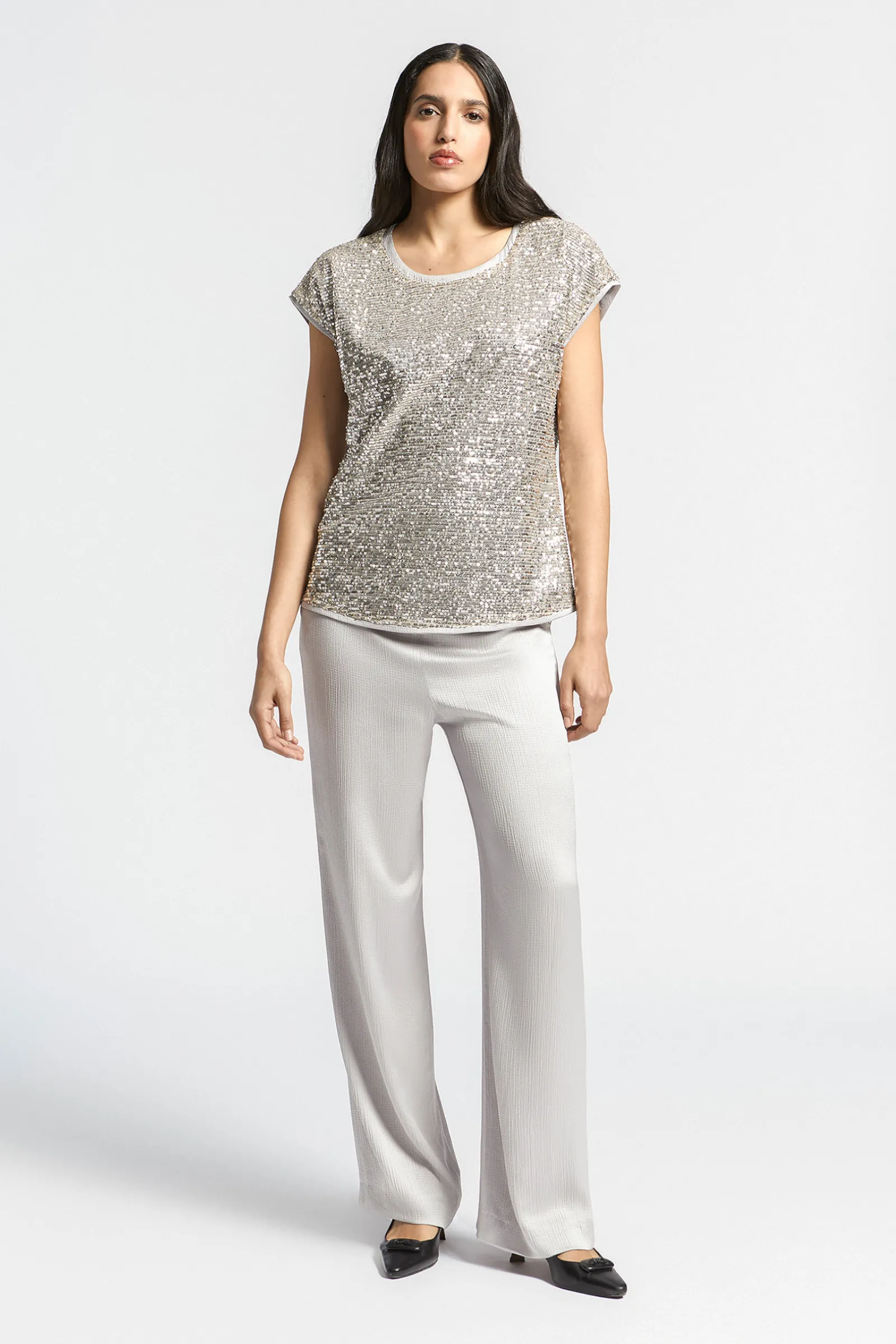 Xandres Blouse à paillettes-Femme Xandres Plus
