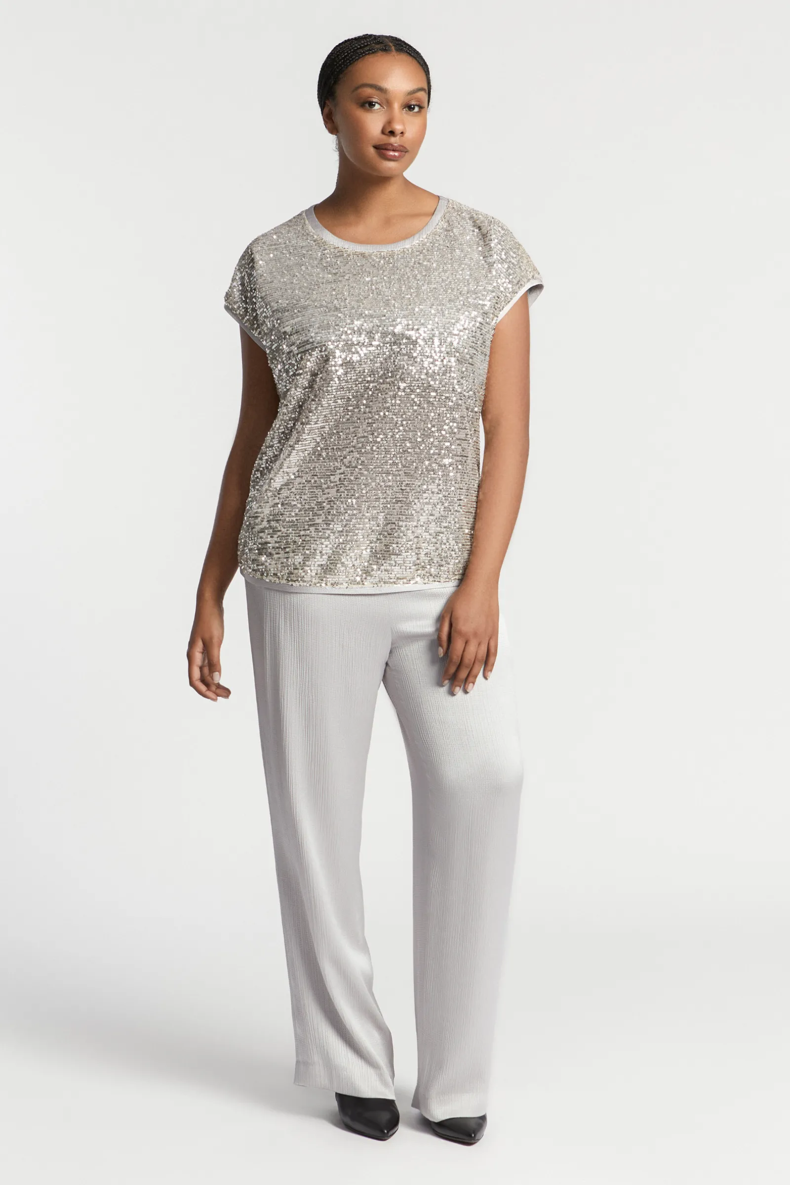 Xandres Blouse à paillettes-Femme Xandres Plus