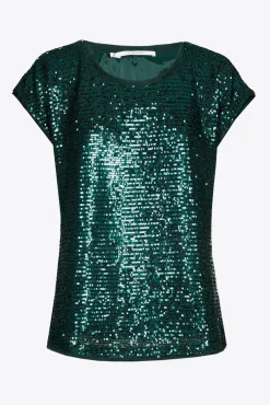 Xandres Blouse à paillettes-Femme Xandres Plus|Blouses