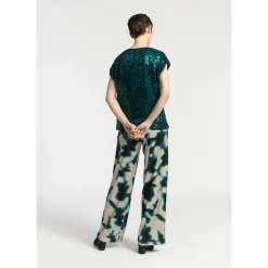 Xandres Blouse à paillettes-Femme Xandres Plus|Blouses