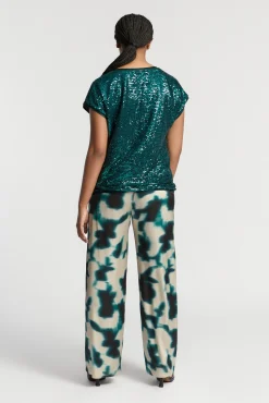 Xandres Blouse à paillettes-Femme Xandres Plus|Blouses