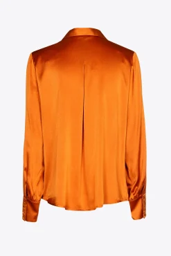 Xandres Blouse unie en soie-Femme Xandres Plus|Blouses