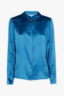 Xandres Blouse unie en soie-Femme Xandres Plus|Blouses