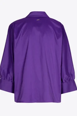 Xandres Blouse volumineuse avec col de chemise-Femme Blouses