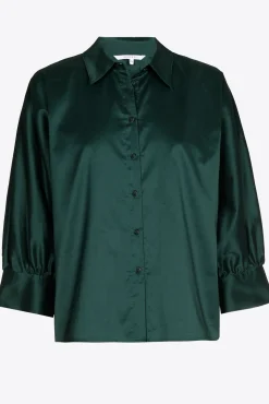 Xandres Blouse volumineuse avec col de chemise-Femme Blouses