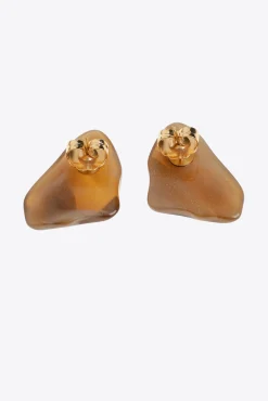 Xandres Boucles d’oreilles avec pierre originale-Femme Accessoires