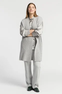 Xandres Cardigan long sans manches-Femme Xandres Plus|Pulls & Cardigans
